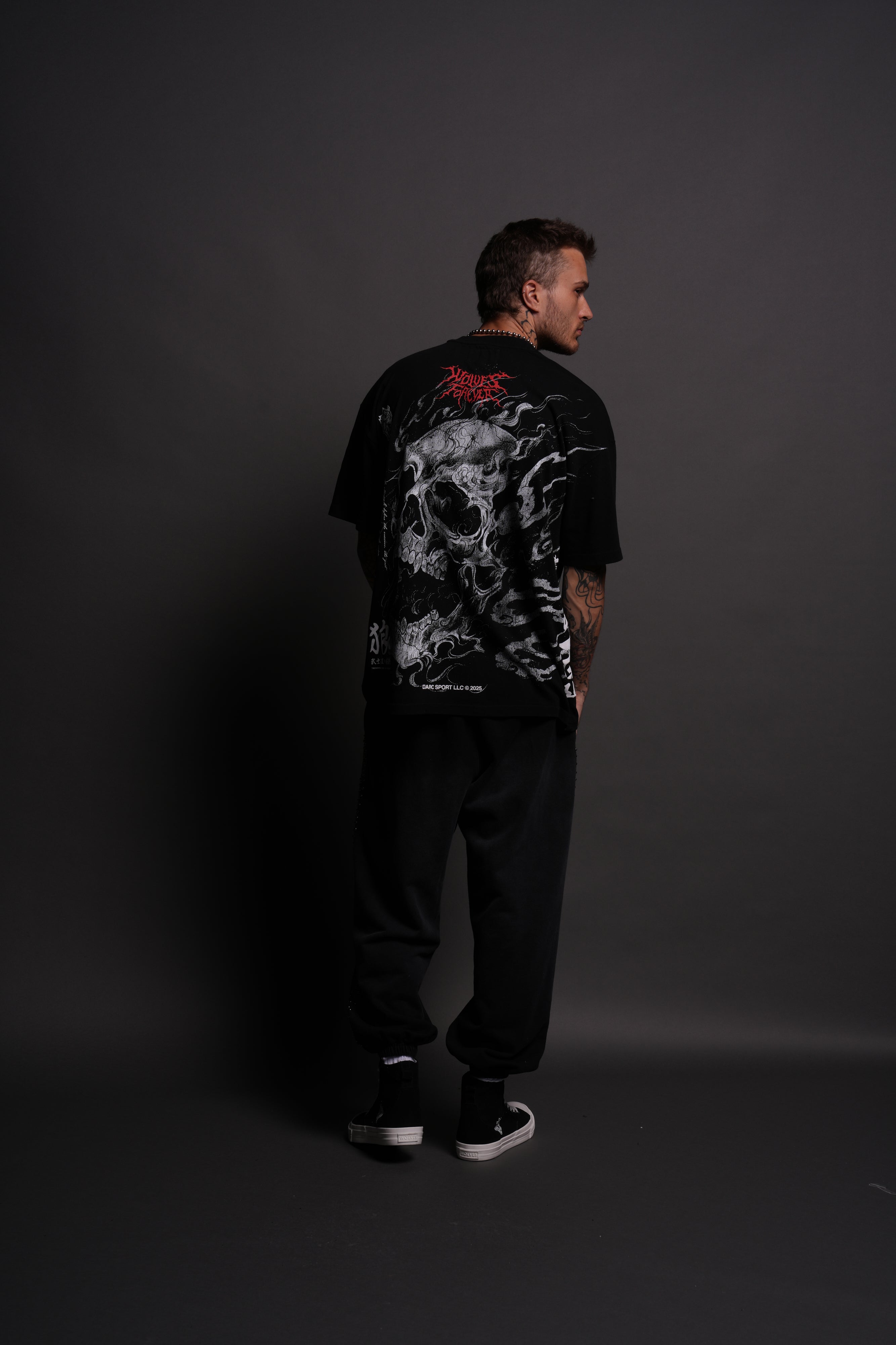 Darc Shinigami "Side By Side" Series Premium Tee in Black