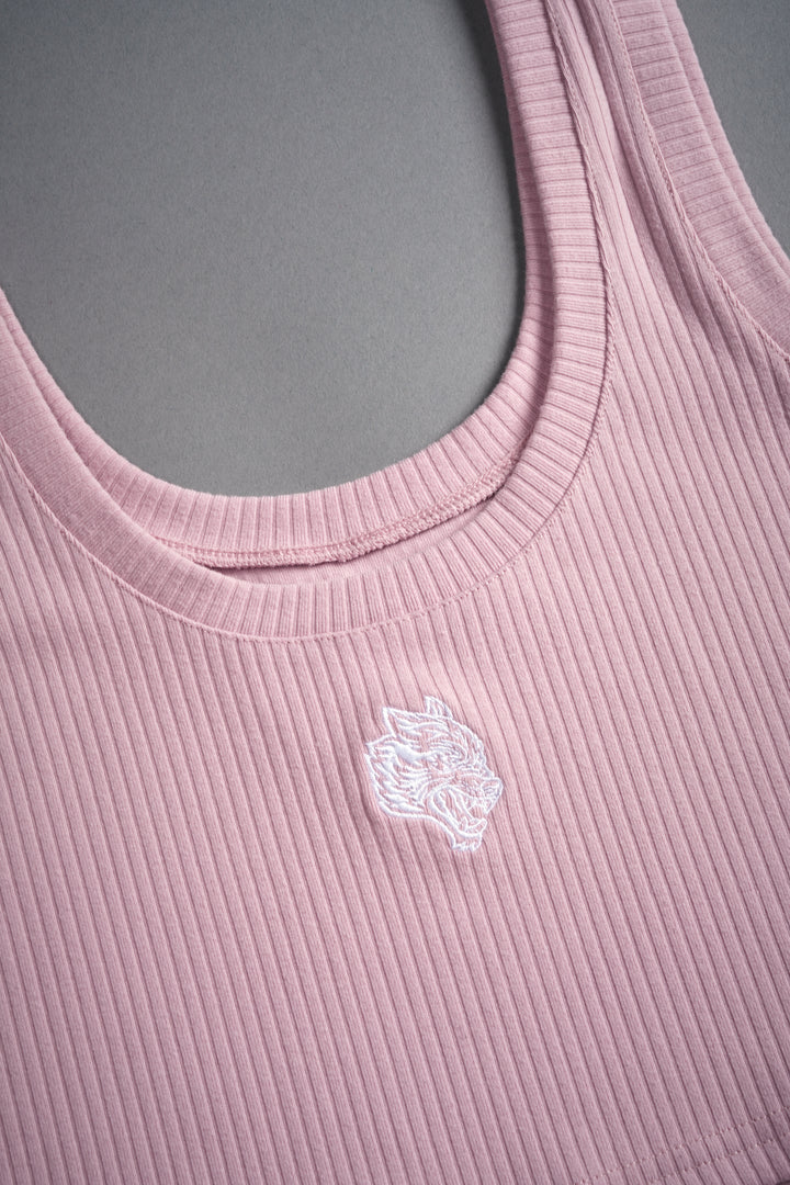Chopper Classic Ribbed Tank in Pink Dust