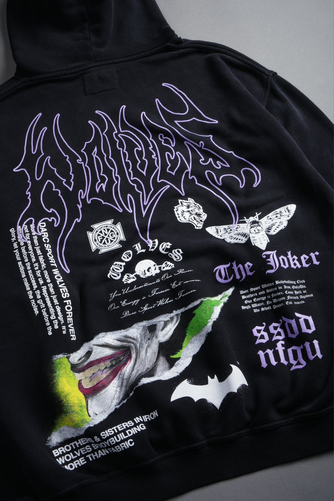 Smile "Pierce" Hoodie in Black