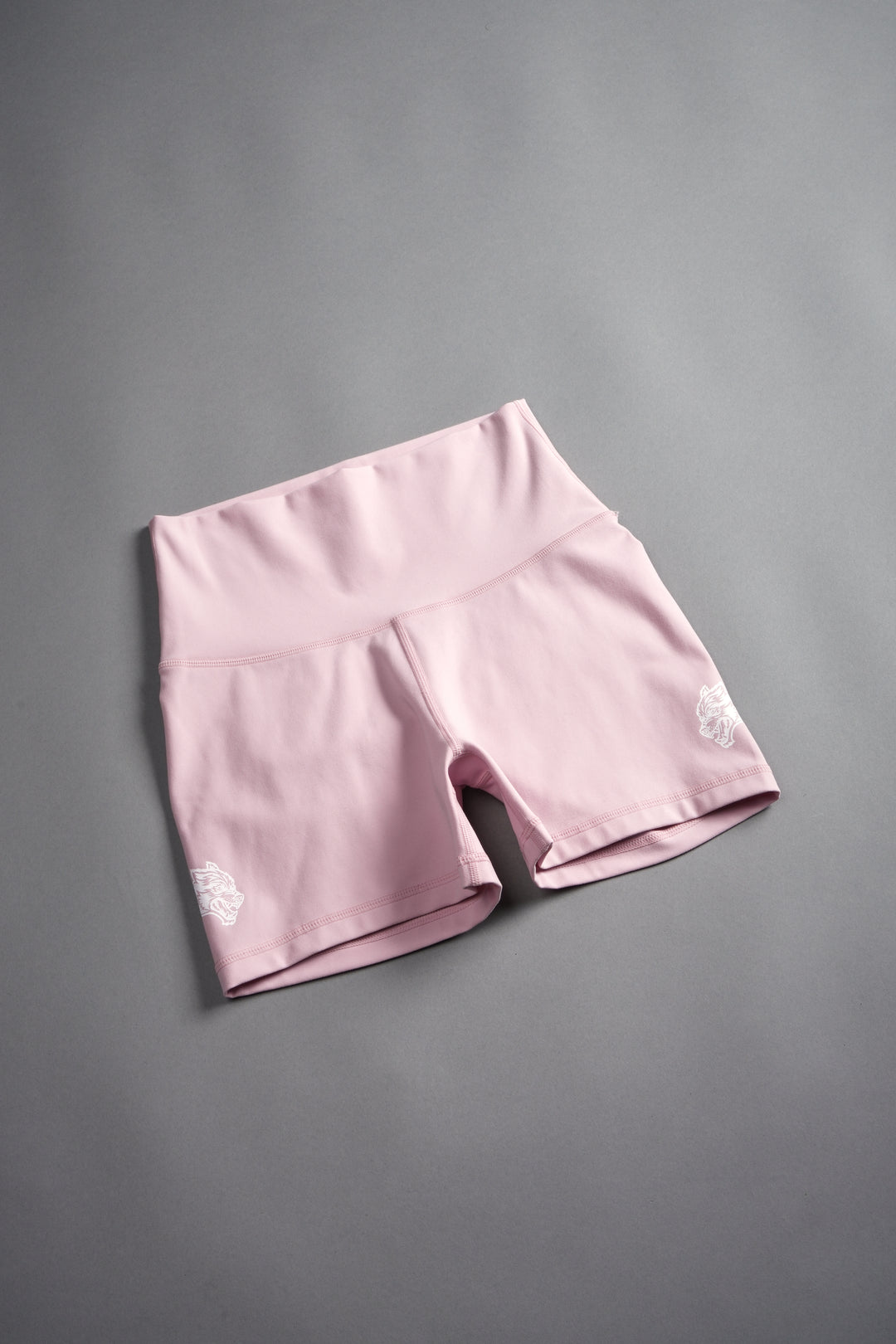 Dual Wolf Pump Energy Shorts in Pink Dust