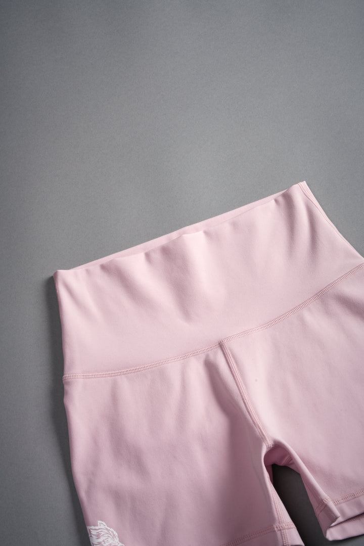 Dual Wolf Pump Energy Shorts in Pink Dust