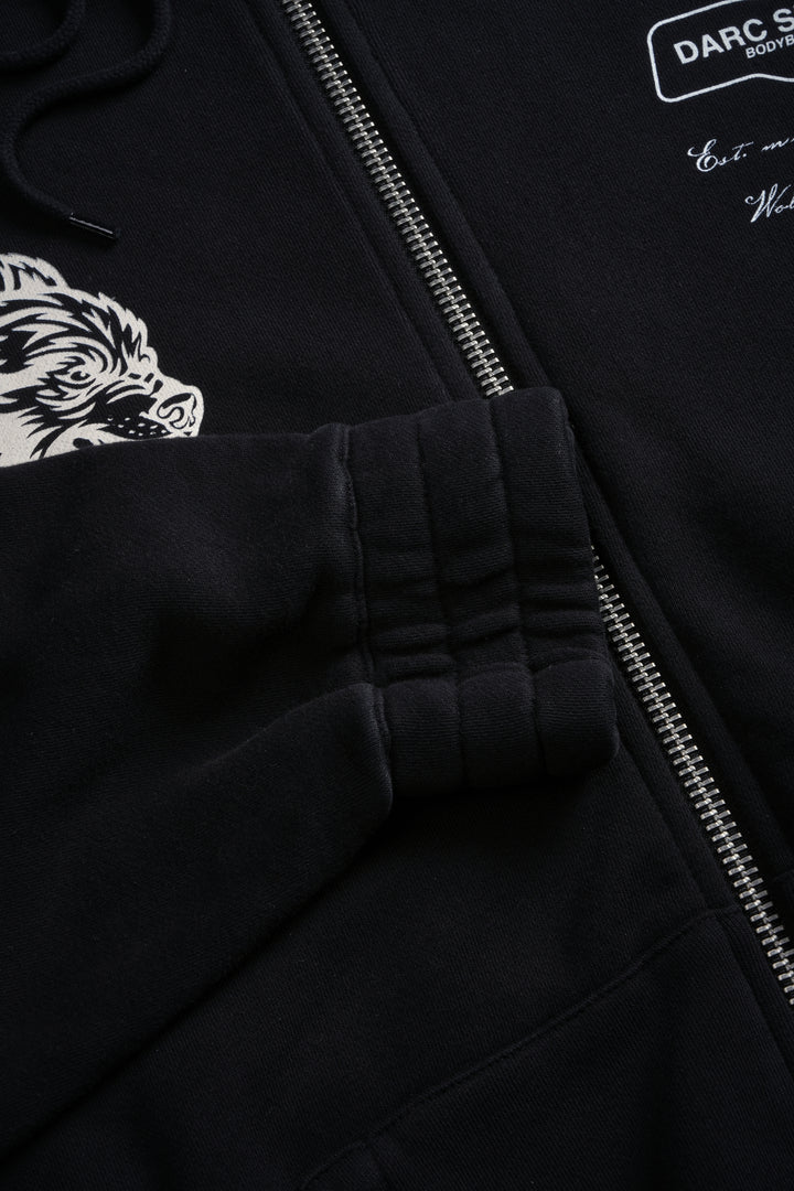 Bane Forever "Chambers" Zip Hoodie in Black