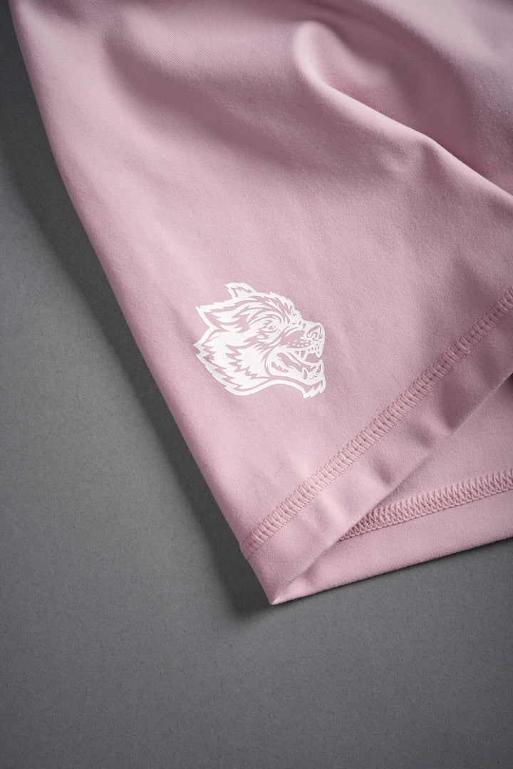Dual Wolf Pump Energy Shorts in Pink Dust