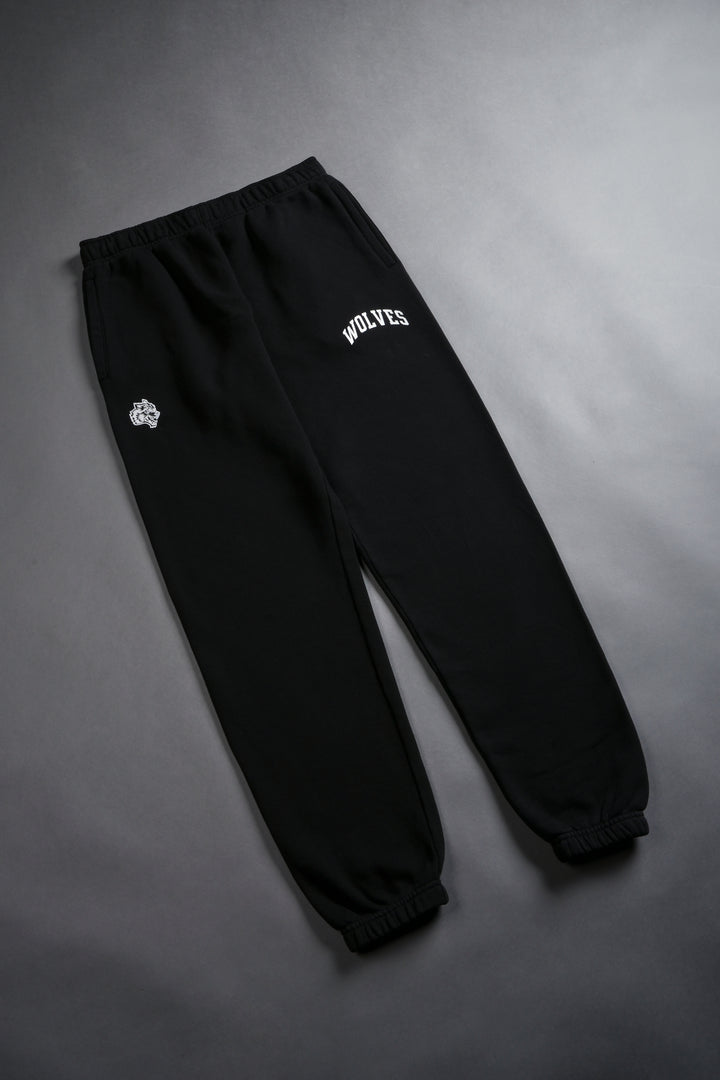 Loyal Wolf She Post Lounge Sweats in Black