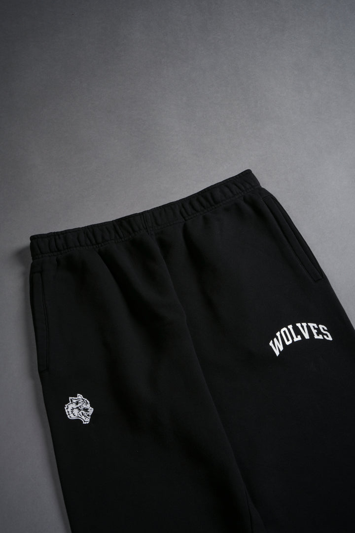 Loyal Wolf She Post Lounge Sweats in Black