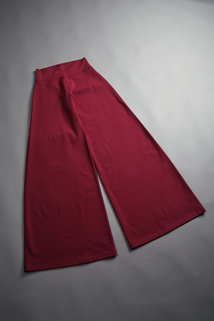 Wolf Wide Leg Energy Pants in Velvet