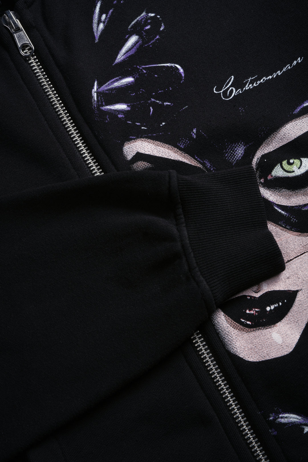 Selina Darco Double Zip Hoodie in Black