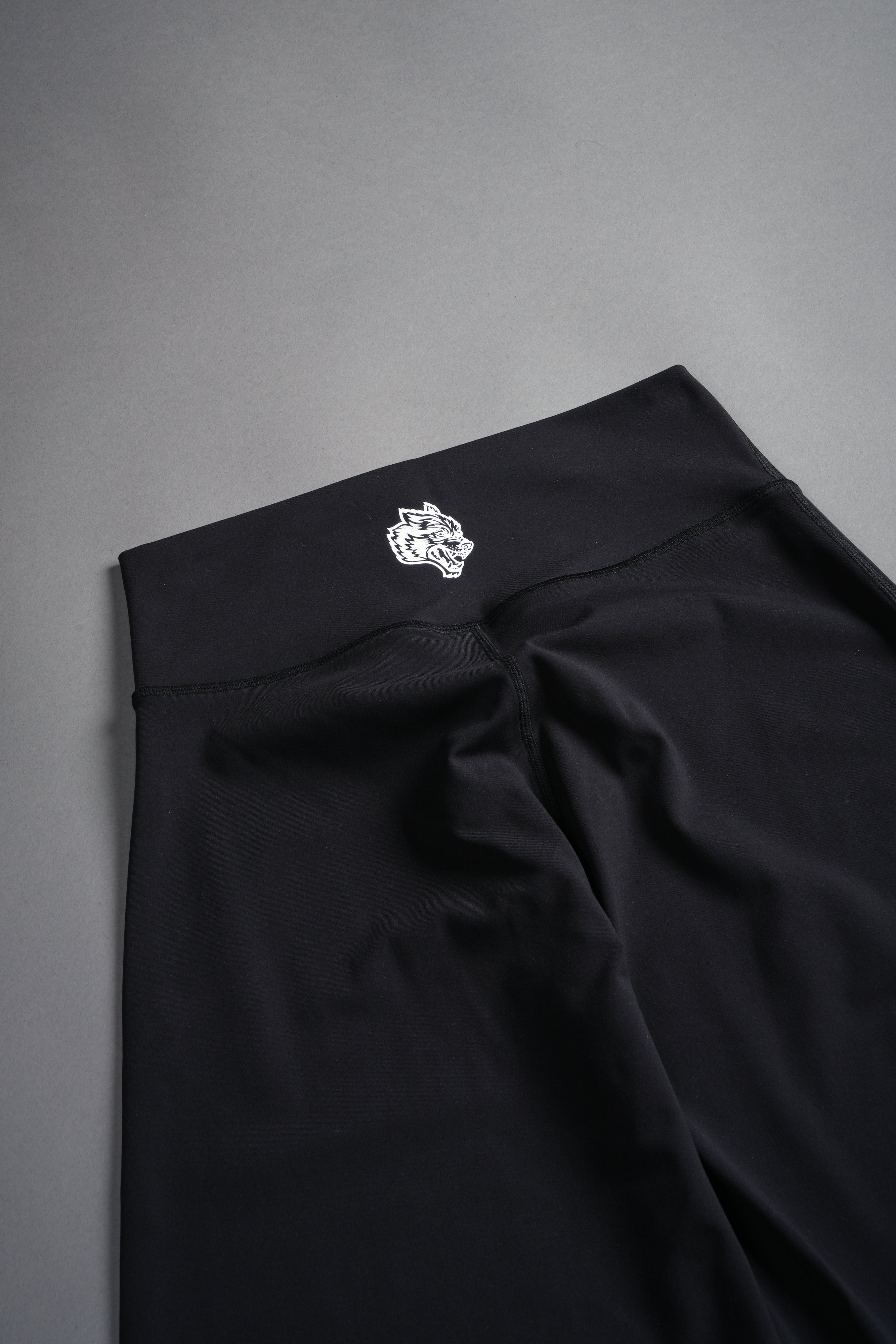 Wolf Wide Leg Energy Pants in Black