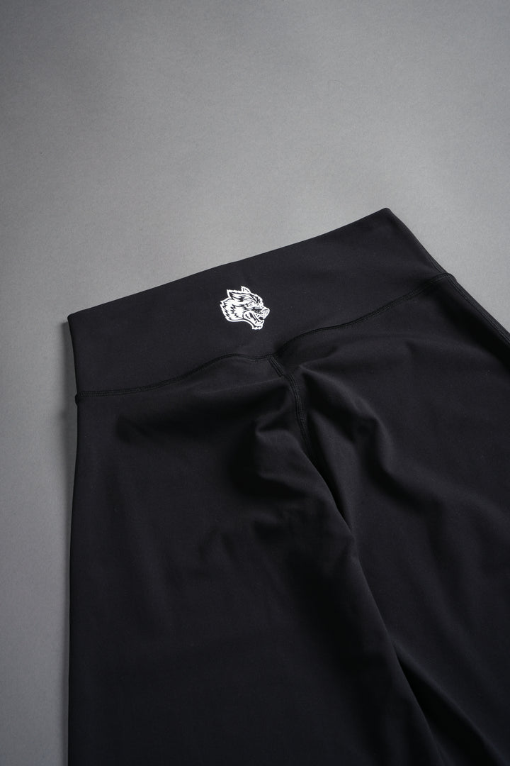 Wolf Wide Leg Energy Pants in Black