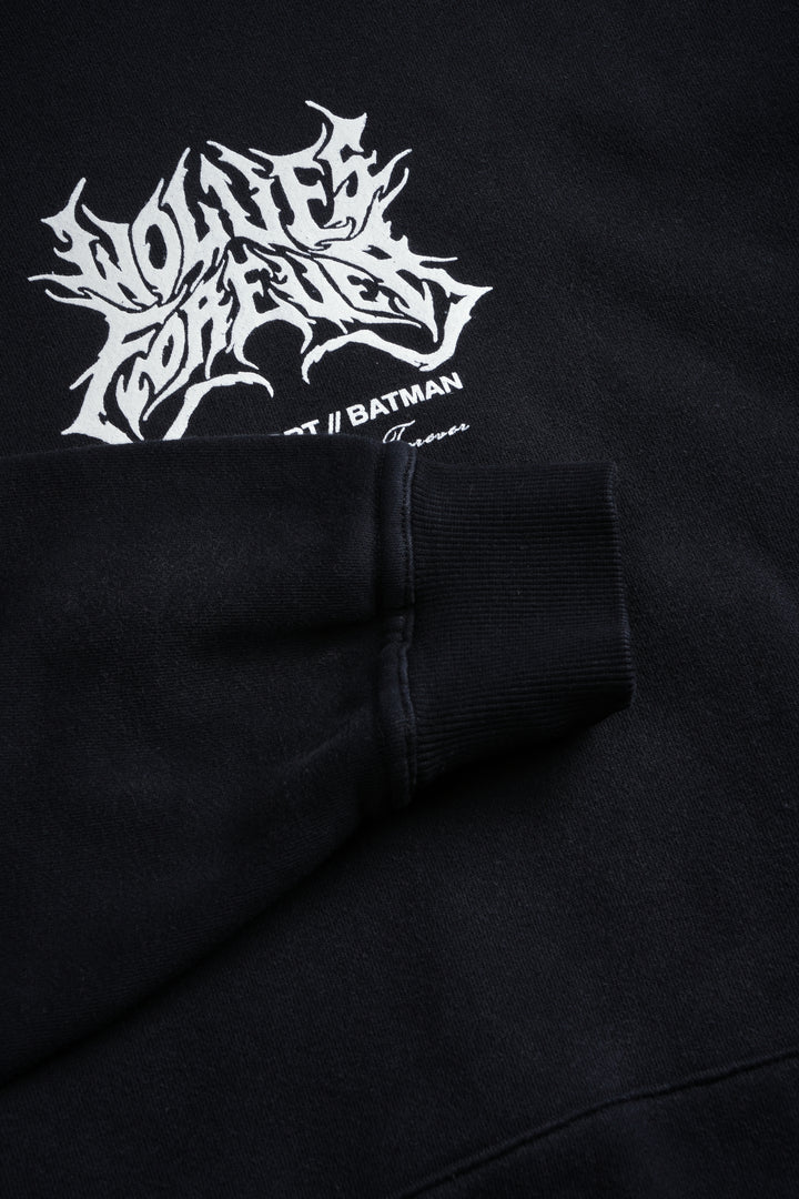 Born in the Shadows "Pierce" Hoodie in Black Drift Wash