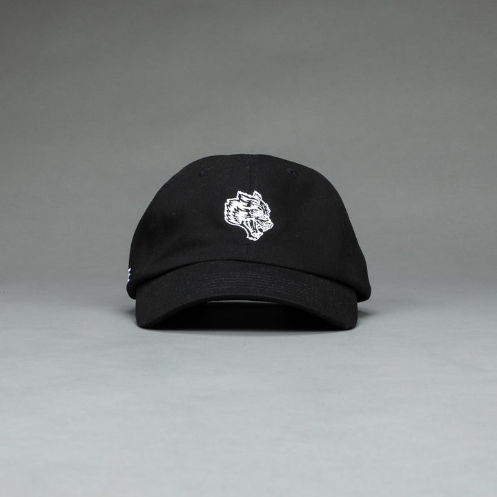 She Wolf Head V2 Dad Hat in Black