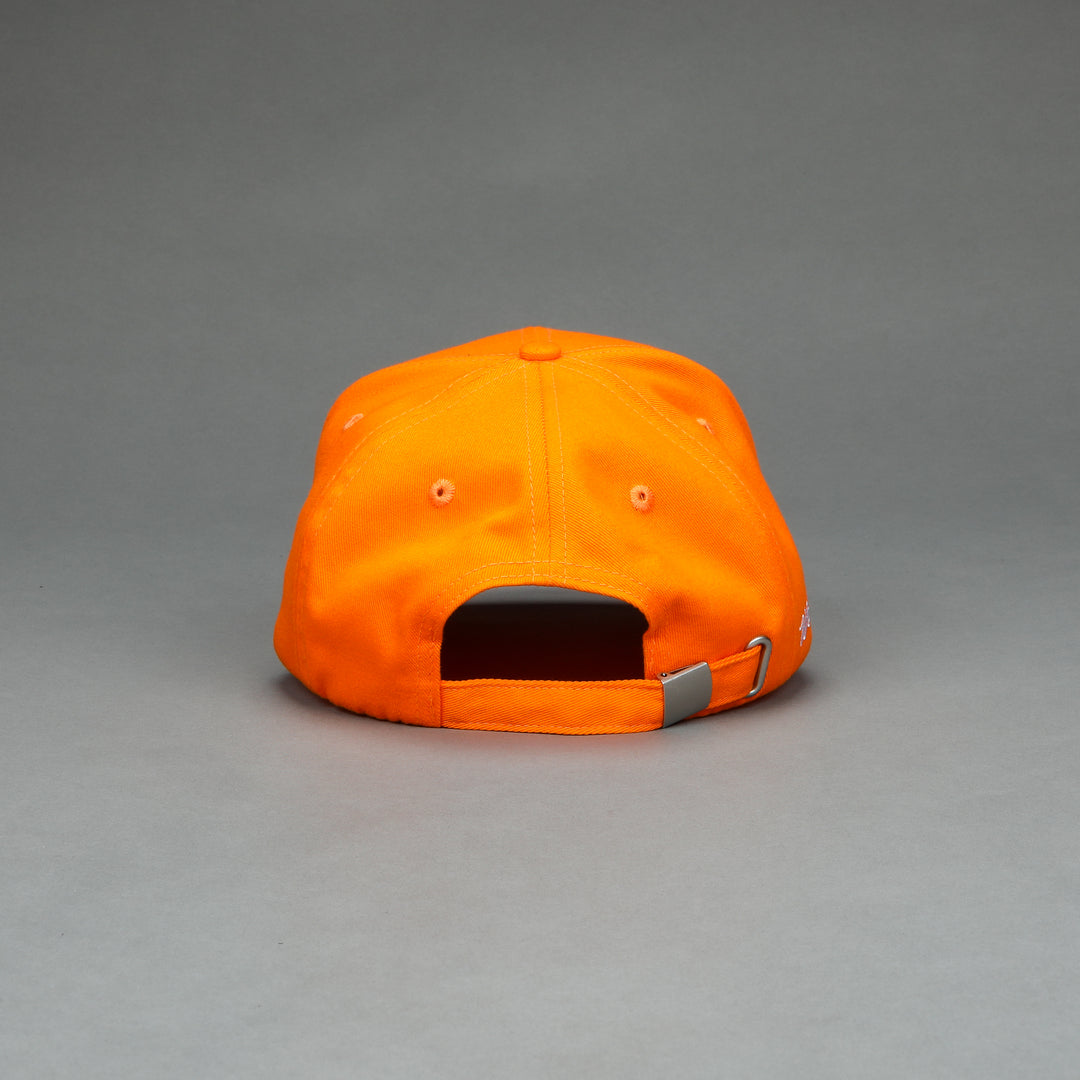 Forever Wolf 5 Panel Hat in Orange