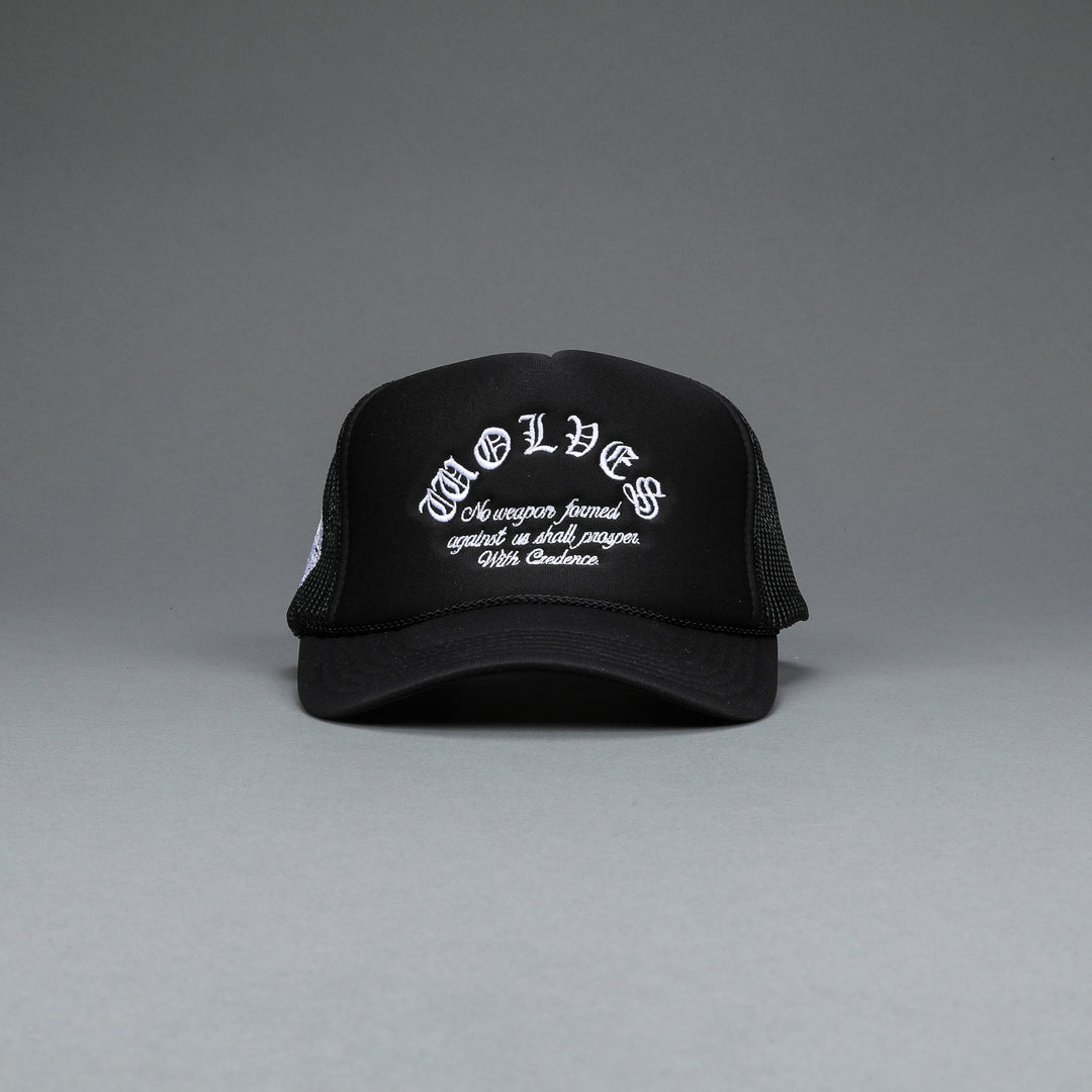 Chopper Trucker Hat in Black