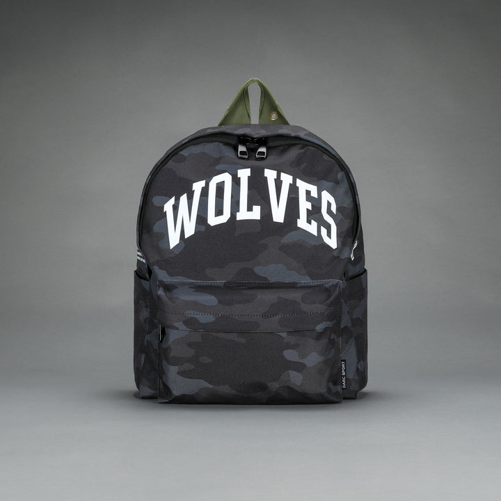 Wolves Everyday Backpack in Black Camo/Olive