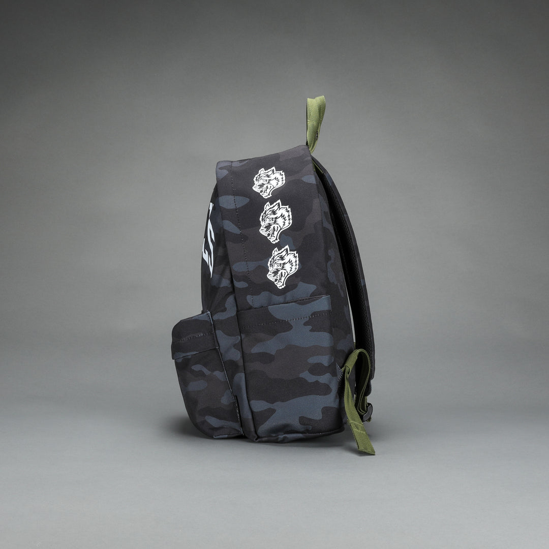 Wolves Everyday Backpack in Black Camo/Olive
