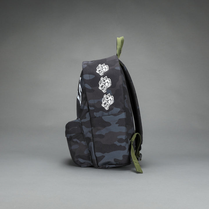 Wolves Everyday Backpack in Black Camo/Olive