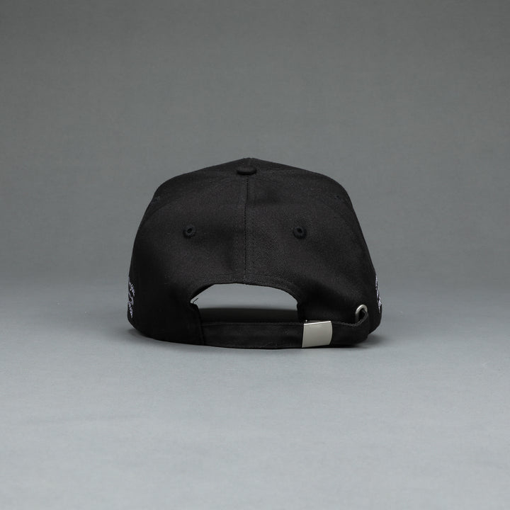 Iron 5 Panel Hat in Black