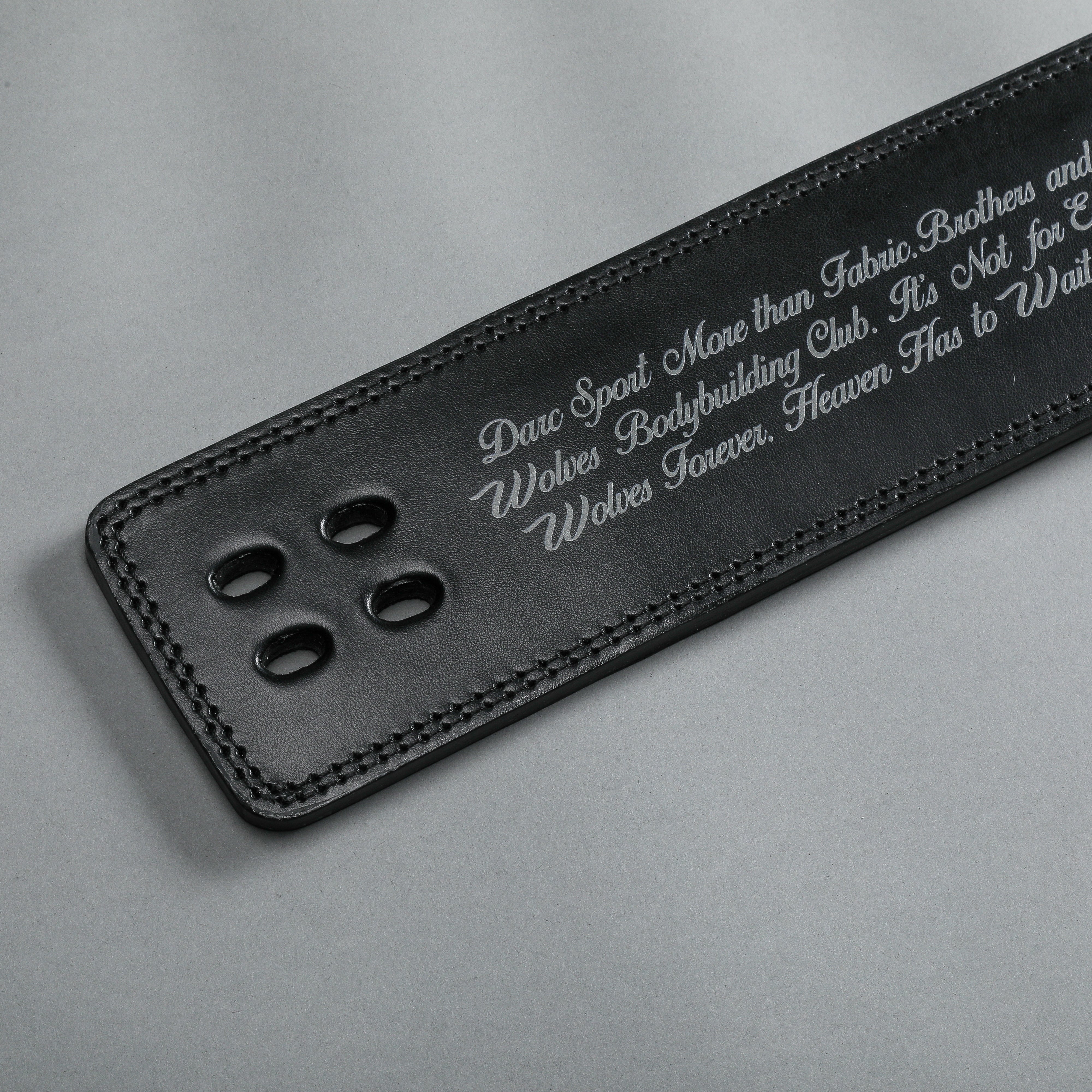Muerte Strap Weight Belt in Black
