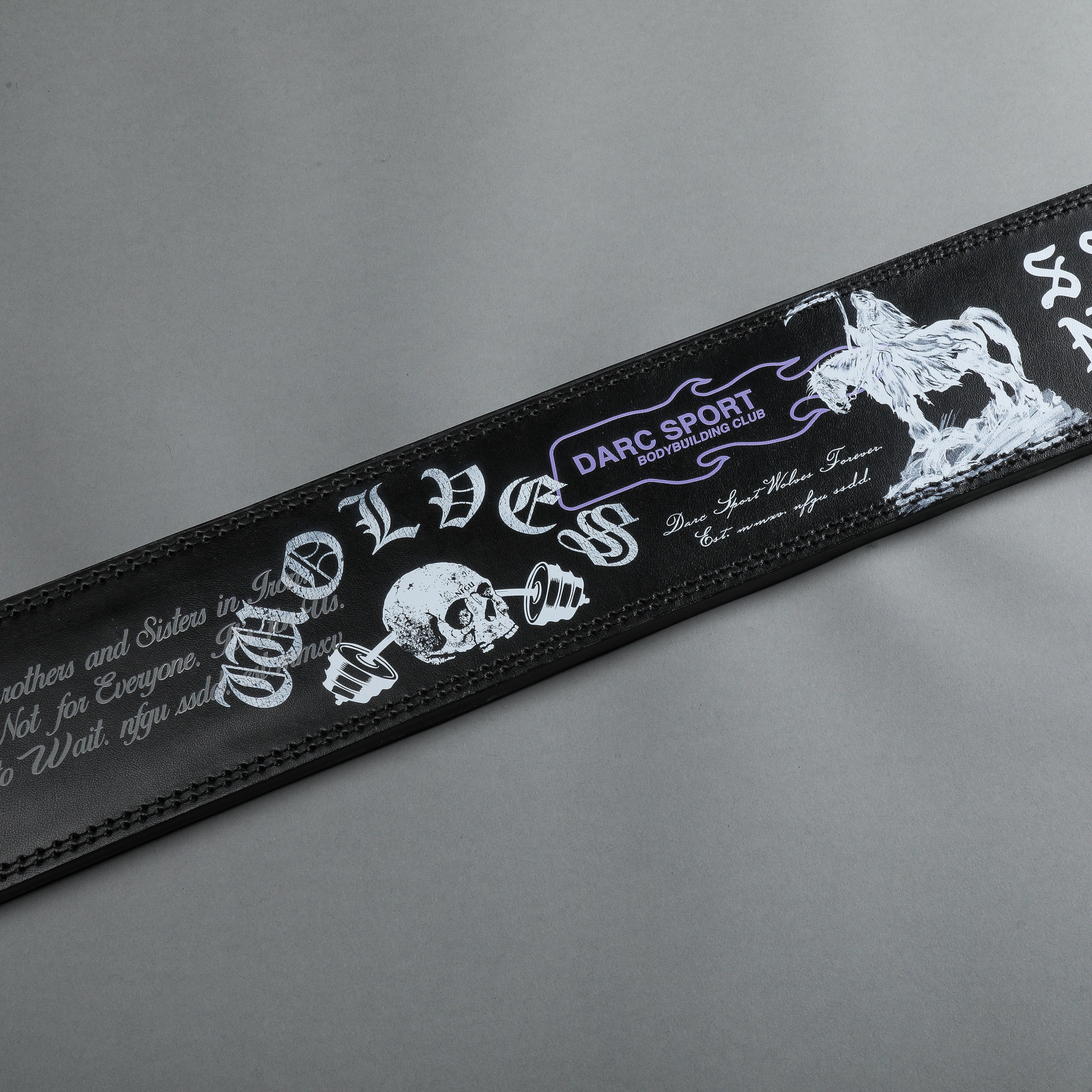 Muerte Strap Weight Belt in Black
