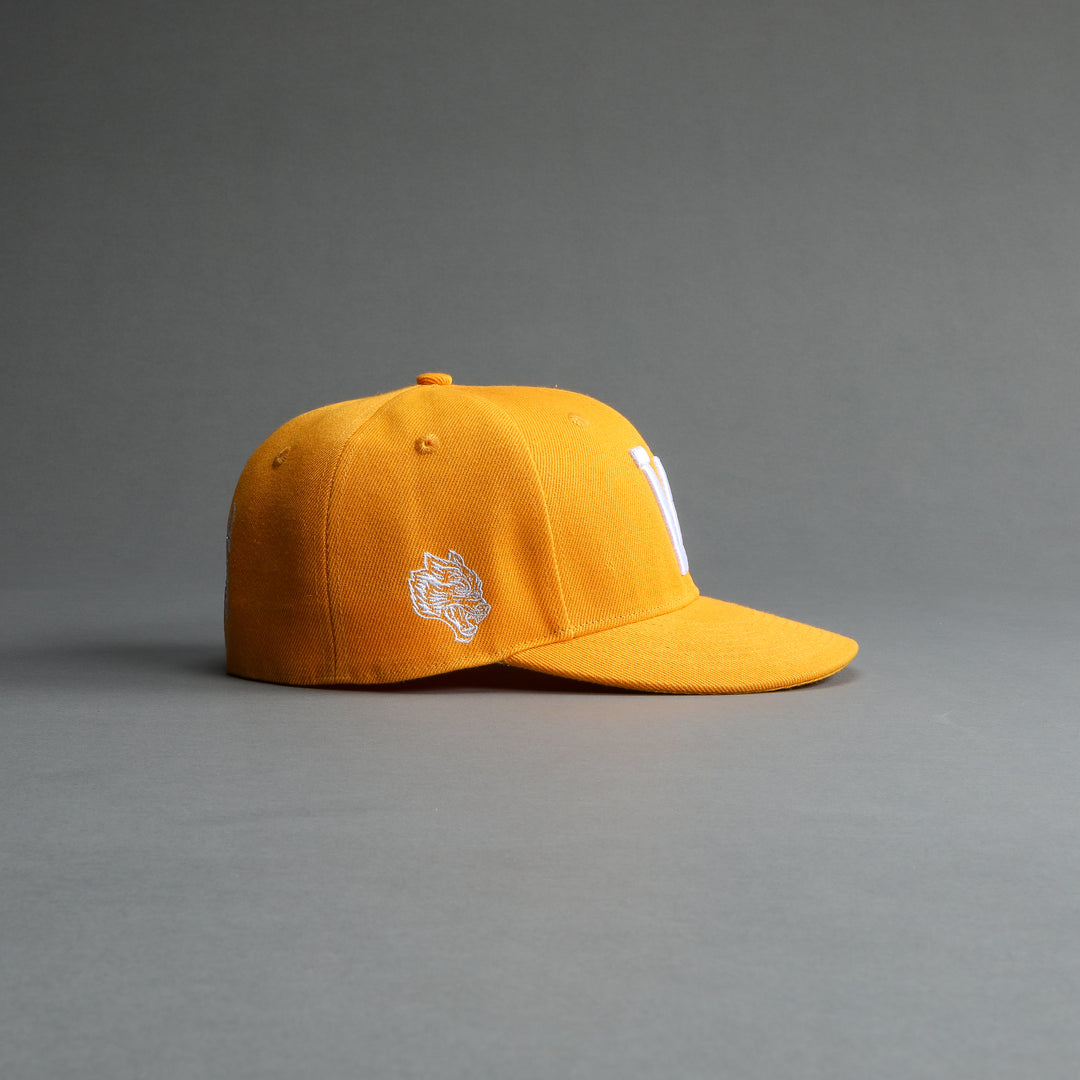 Iron "W" Fitted Hat in Gold