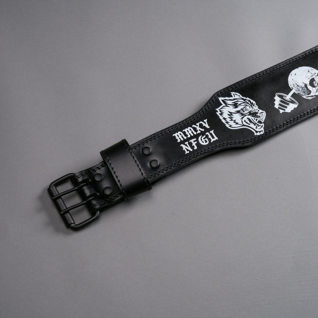 Mori Awaits Weight Belt in Black/White