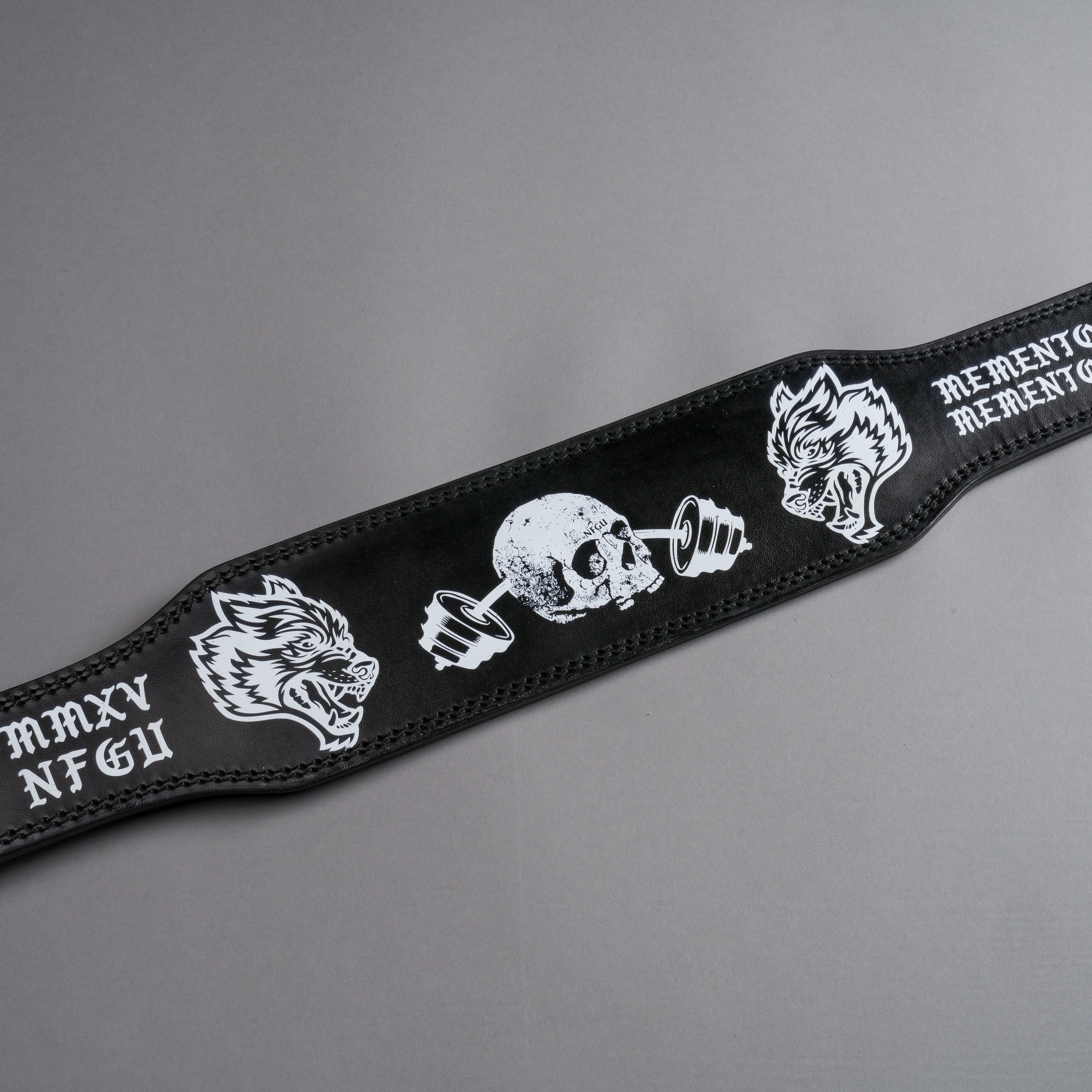 Mori Awaits Weight Belt in Black/White
