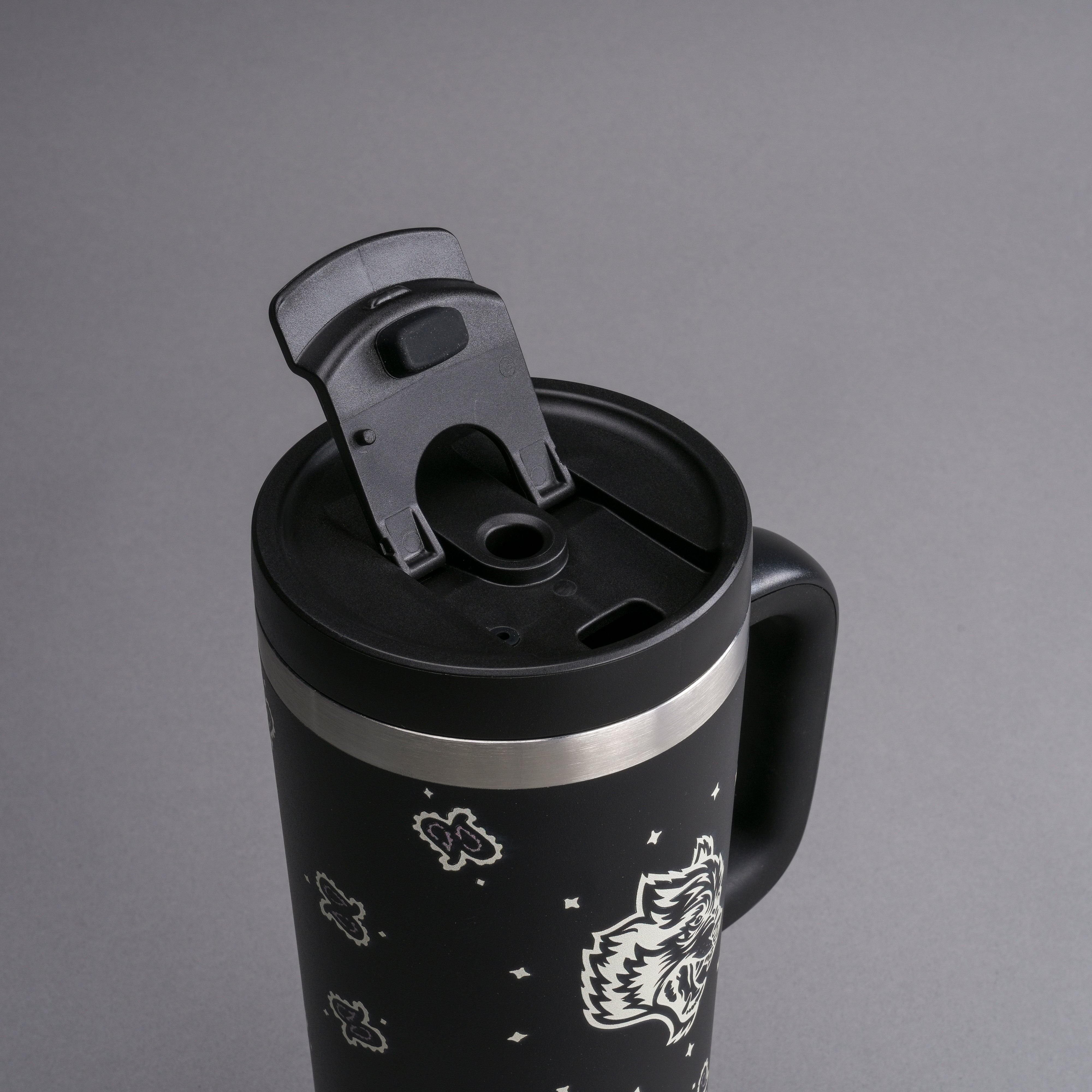 ダルクスポーツ　タンブラー　darcsport Western Wolf Travel Tumbler in Black – DarcSport