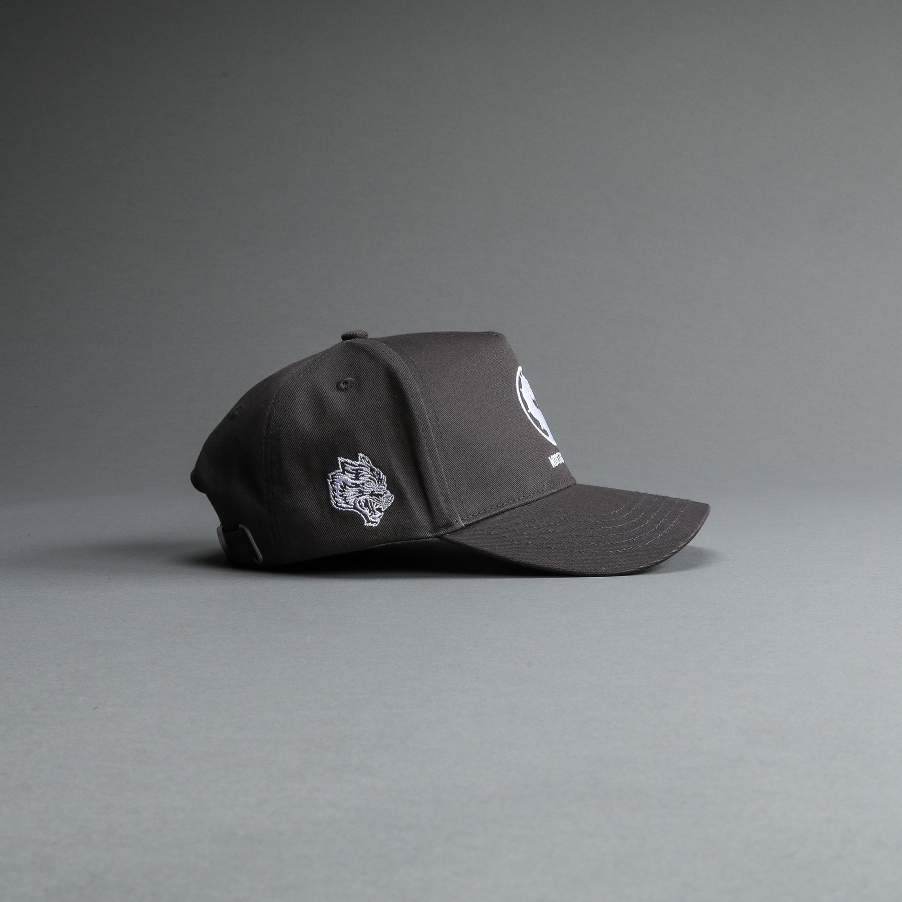 Test Your Might 5 Panel Hat in Wolf Gray