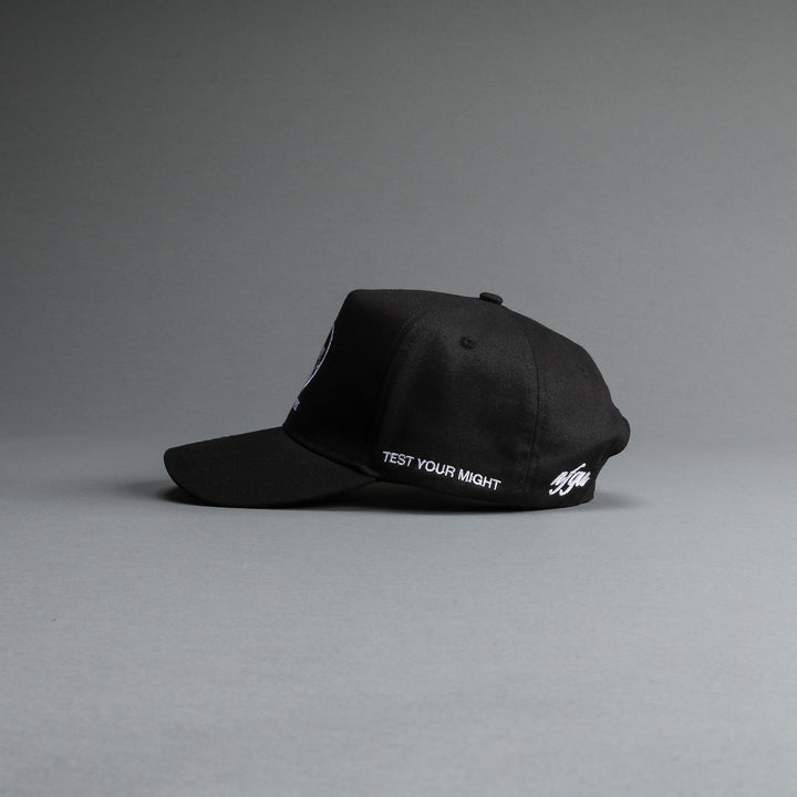 Test Your Might 5 Panel Hat in Black