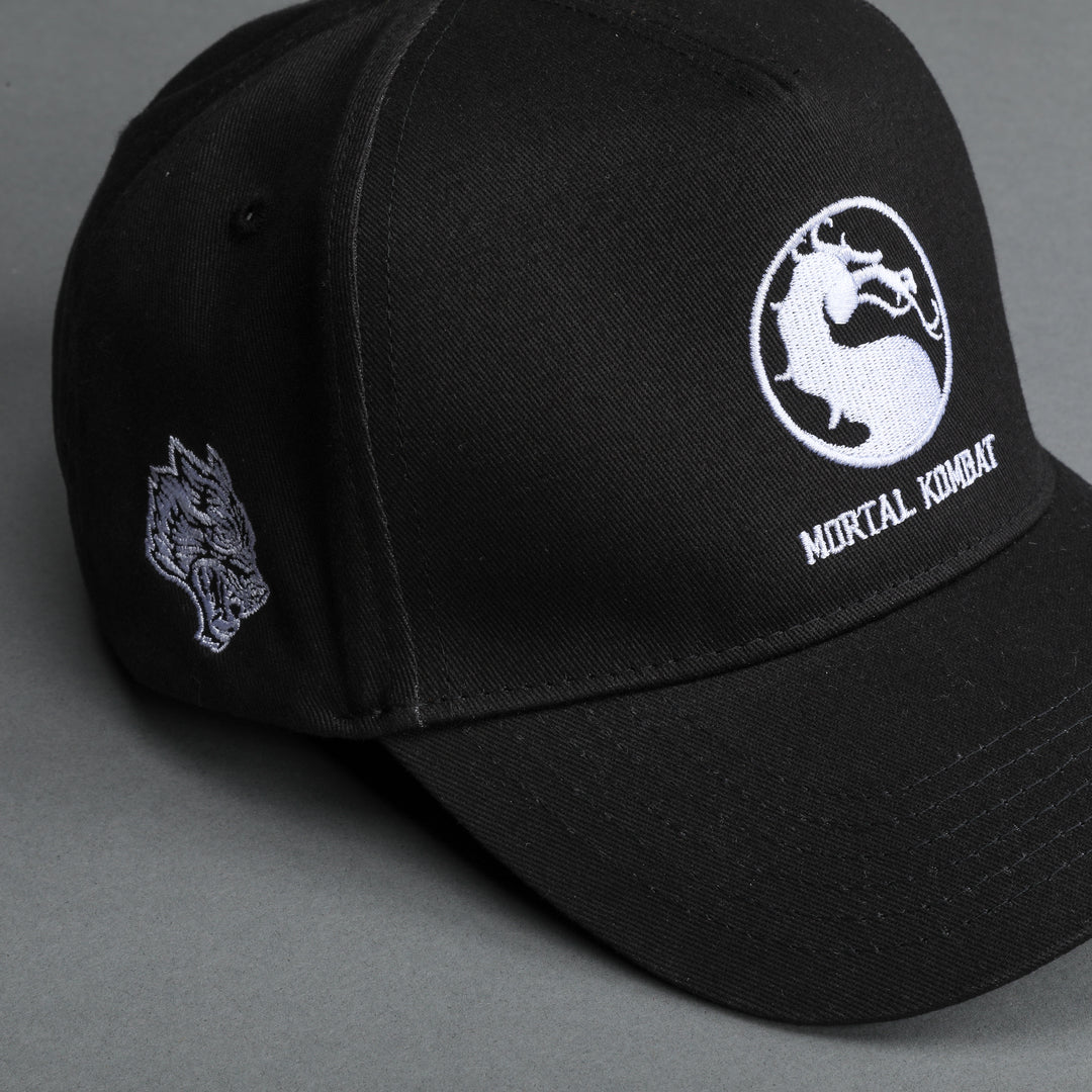 Test Your Might 5 Panel Hat in Black
