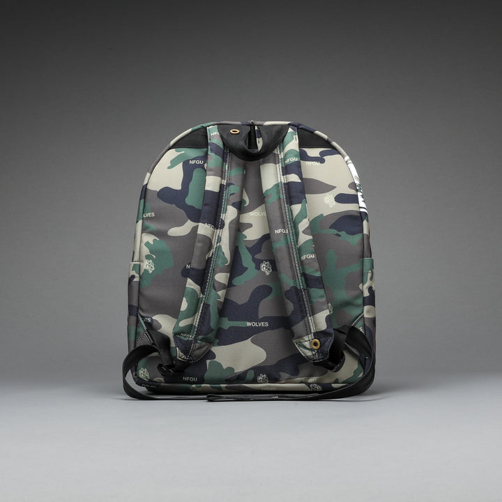 Life Moves Fast Everyday Backpack in Wolf Woodland Camo