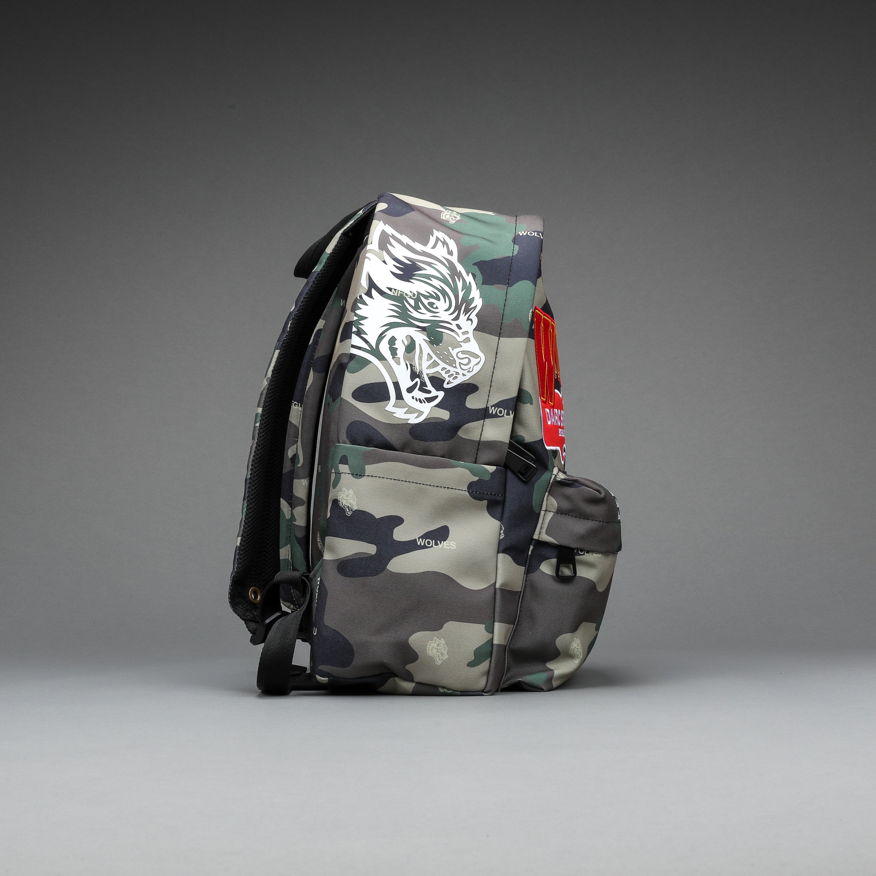 Life Moves Fast Everyday Backpack in Wolf Woodland Camo