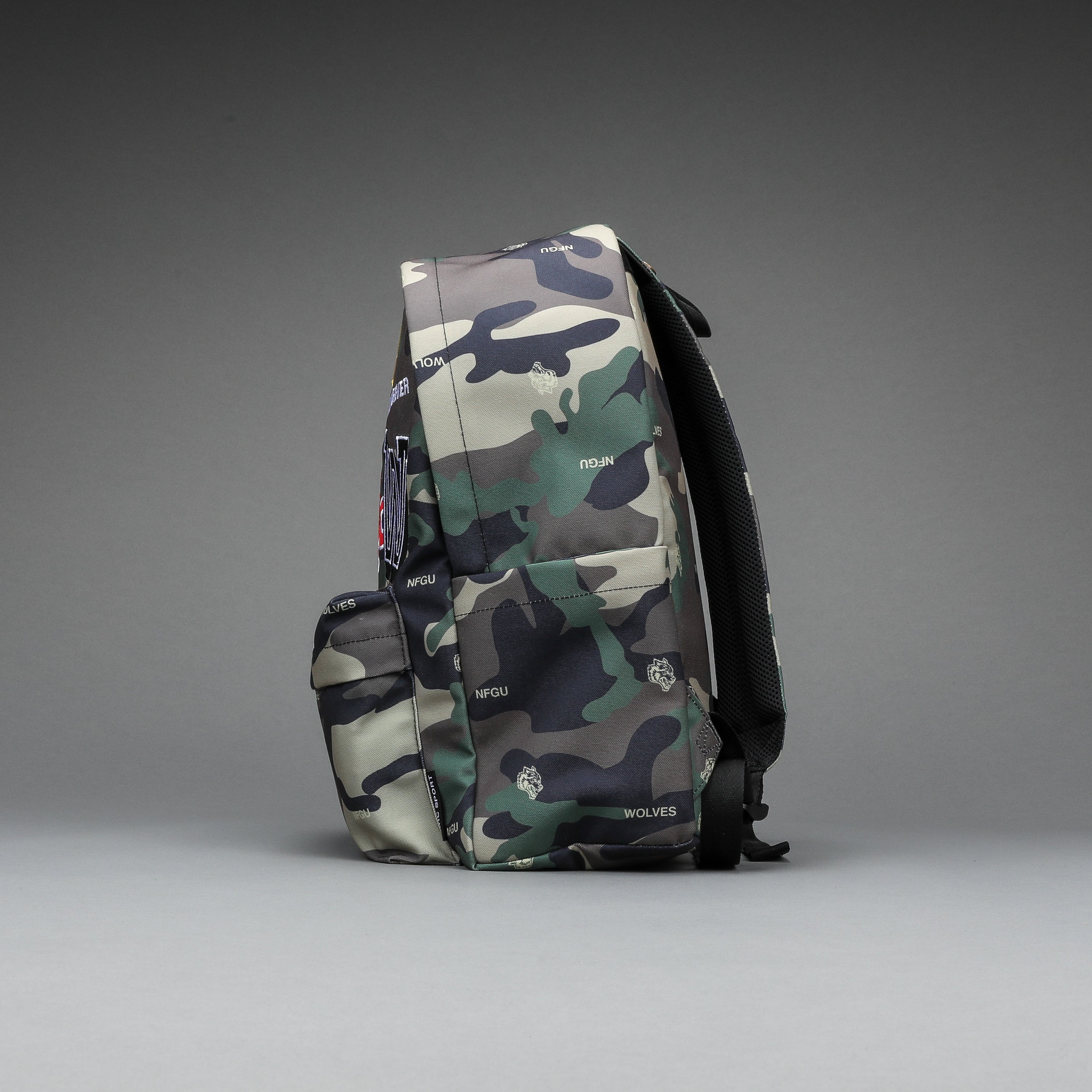 Life Moves Fast Everyday Backpack in Wolf Woodland Camo