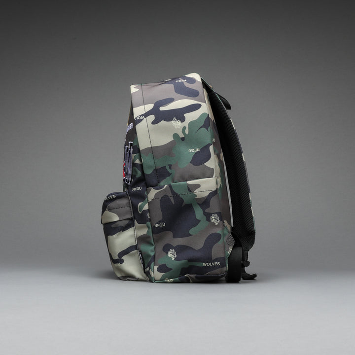 Life Moves Fast Everyday Backpack in Wolf Woodland Camo