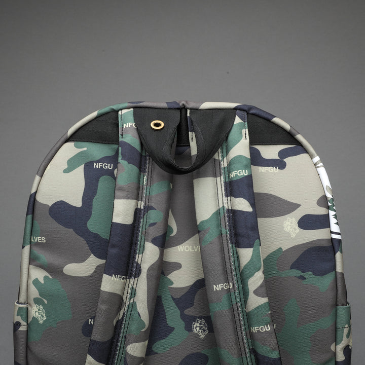 Life Moves Fast Everyday Backpack in Wolf Woodland Camo