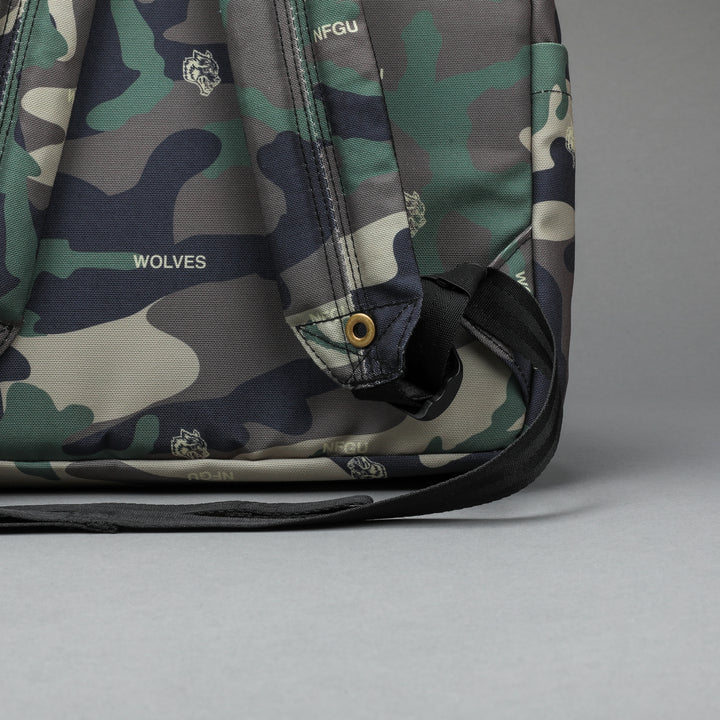 Life Moves Fast Everyday Backpack in Wolf Woodland Camo