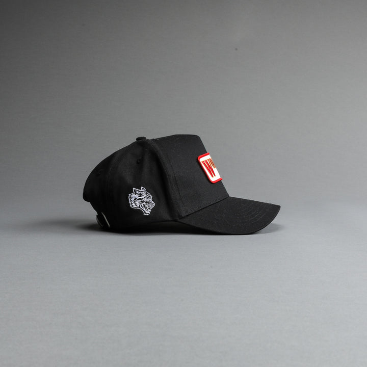 Our Grit 5 Panel Hat in Black