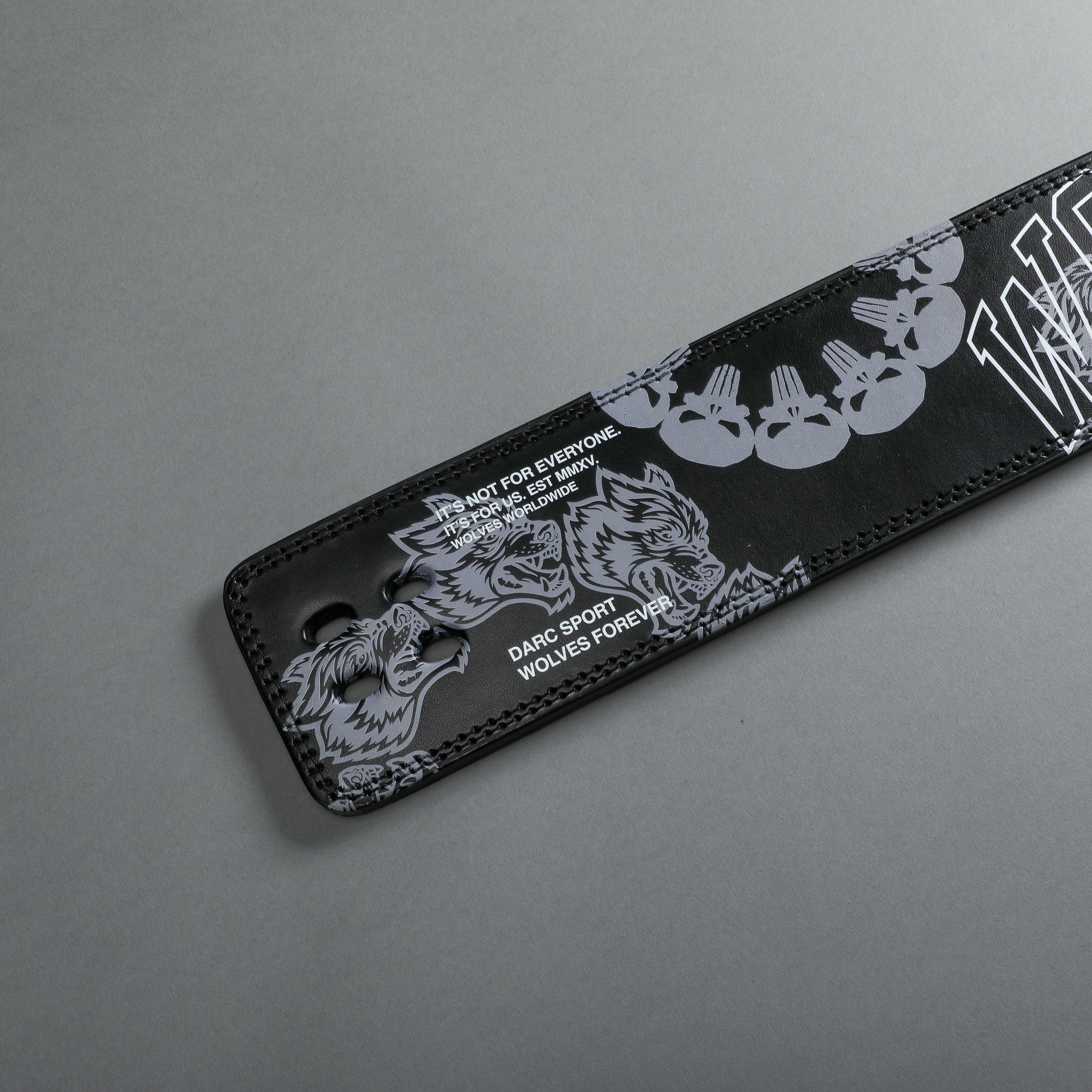 Solid Strap Weight Belt in Black