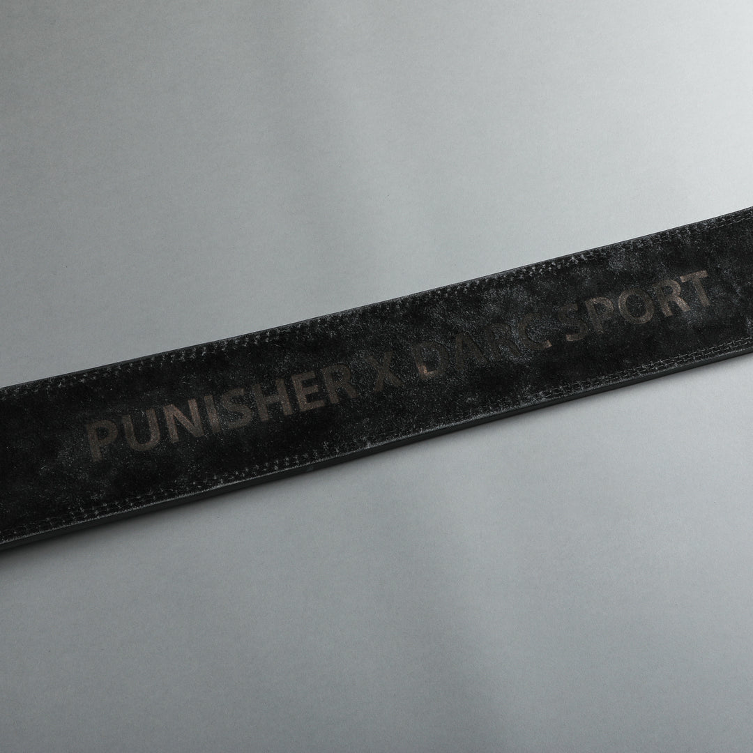 Punisher Strap Weight Belt in Black
