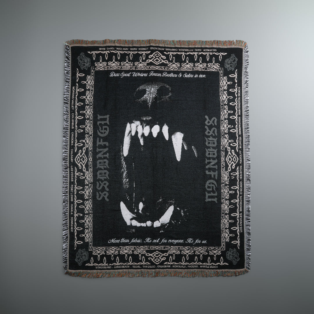 Sustain Tapestry Blanket in Black