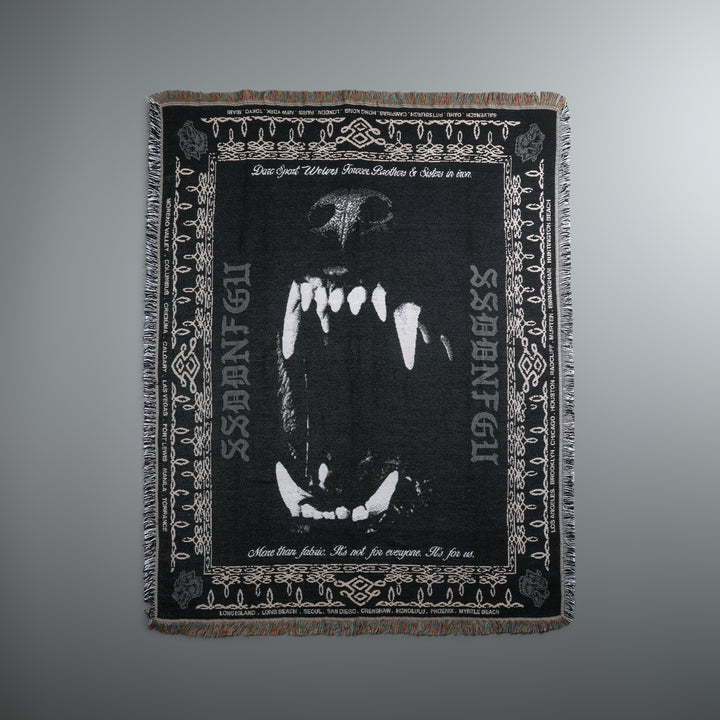 Sustain Tapestry Blanket in Black