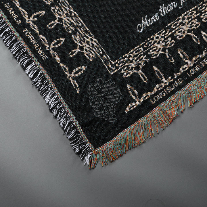 Sustain Tapestry Blanket in Black