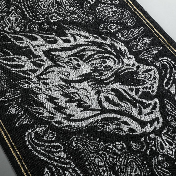 Hell & Back Beach Towel in Black