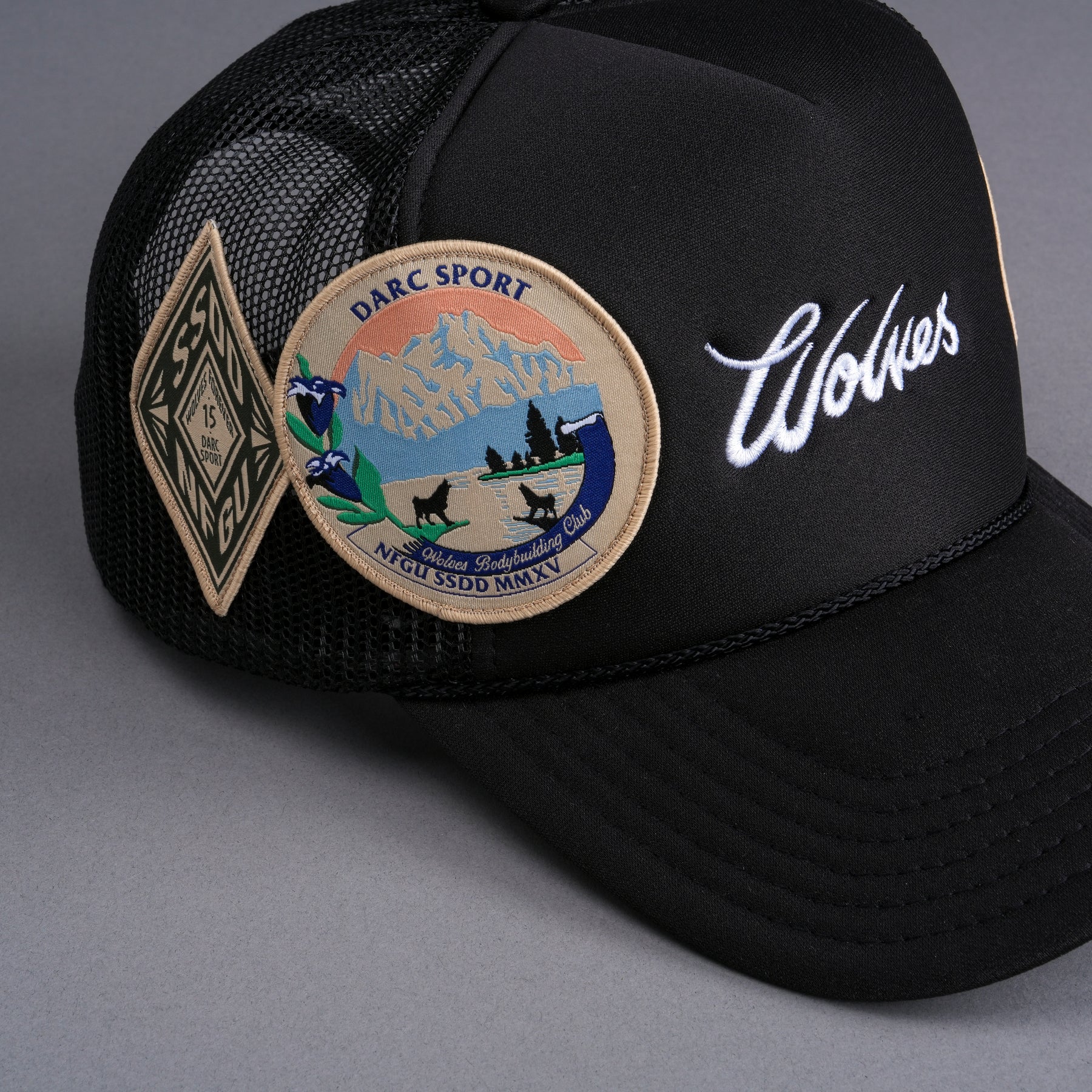 Renowned Trucker Hat in Black