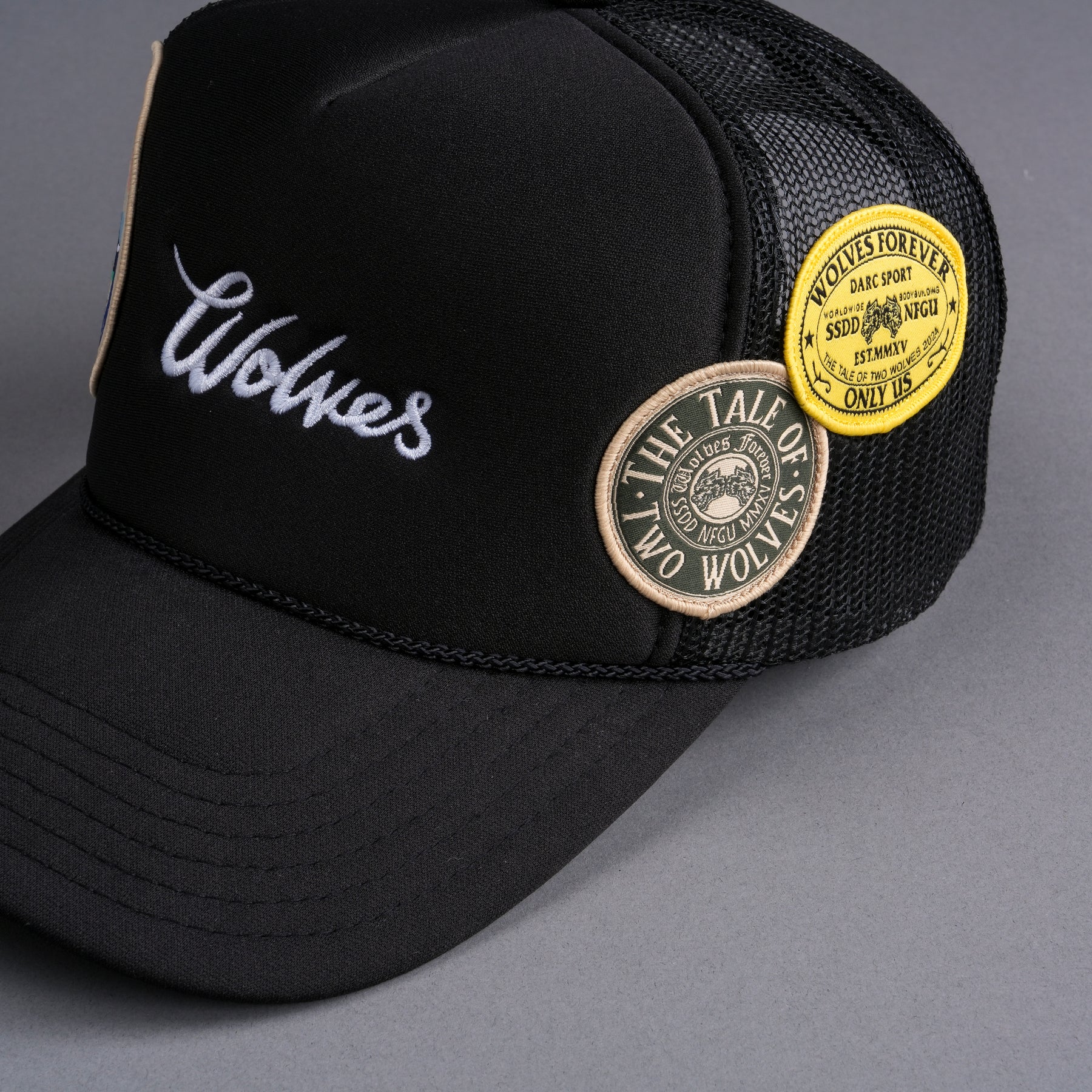 Renowned Trucker Hat in Black