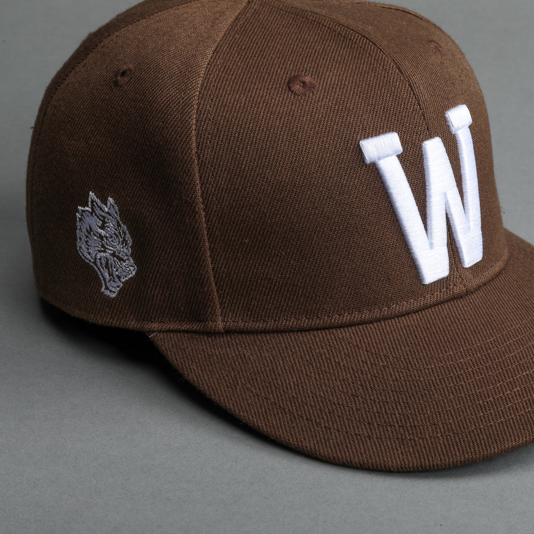 "W" Loyalty Fitted Cap in Mojave Brown