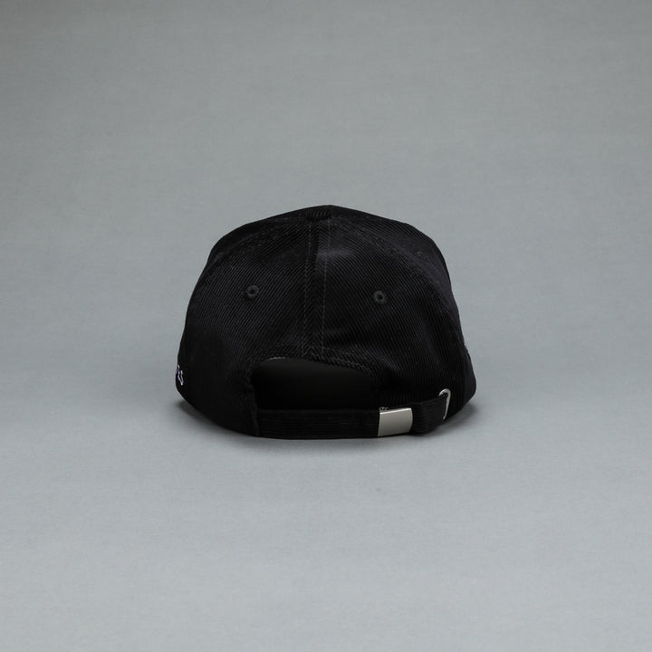 SSDD Corduroy 5 Panel Hat in Black