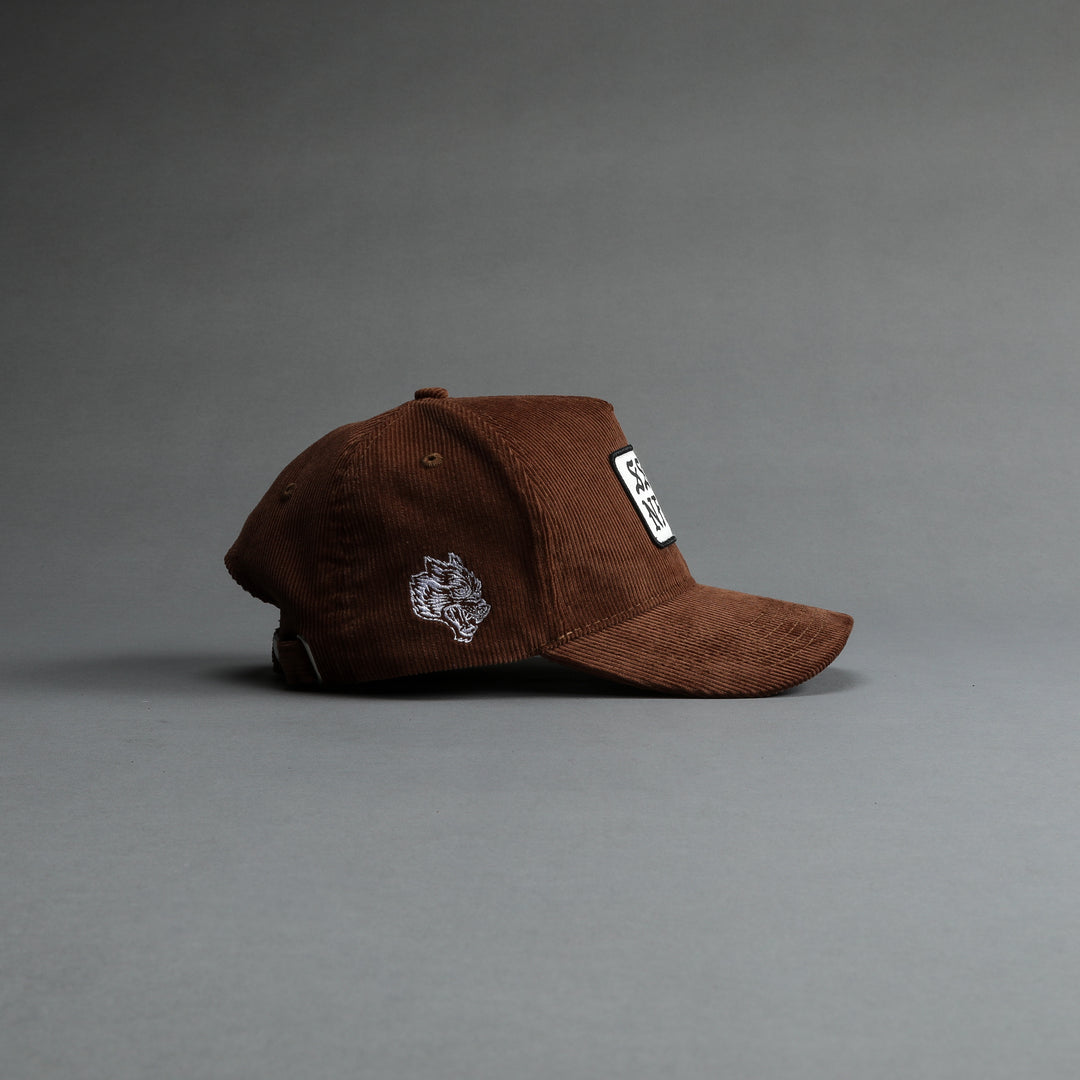 SSDD Corduroy 5 Panel Hat in Norse Brown