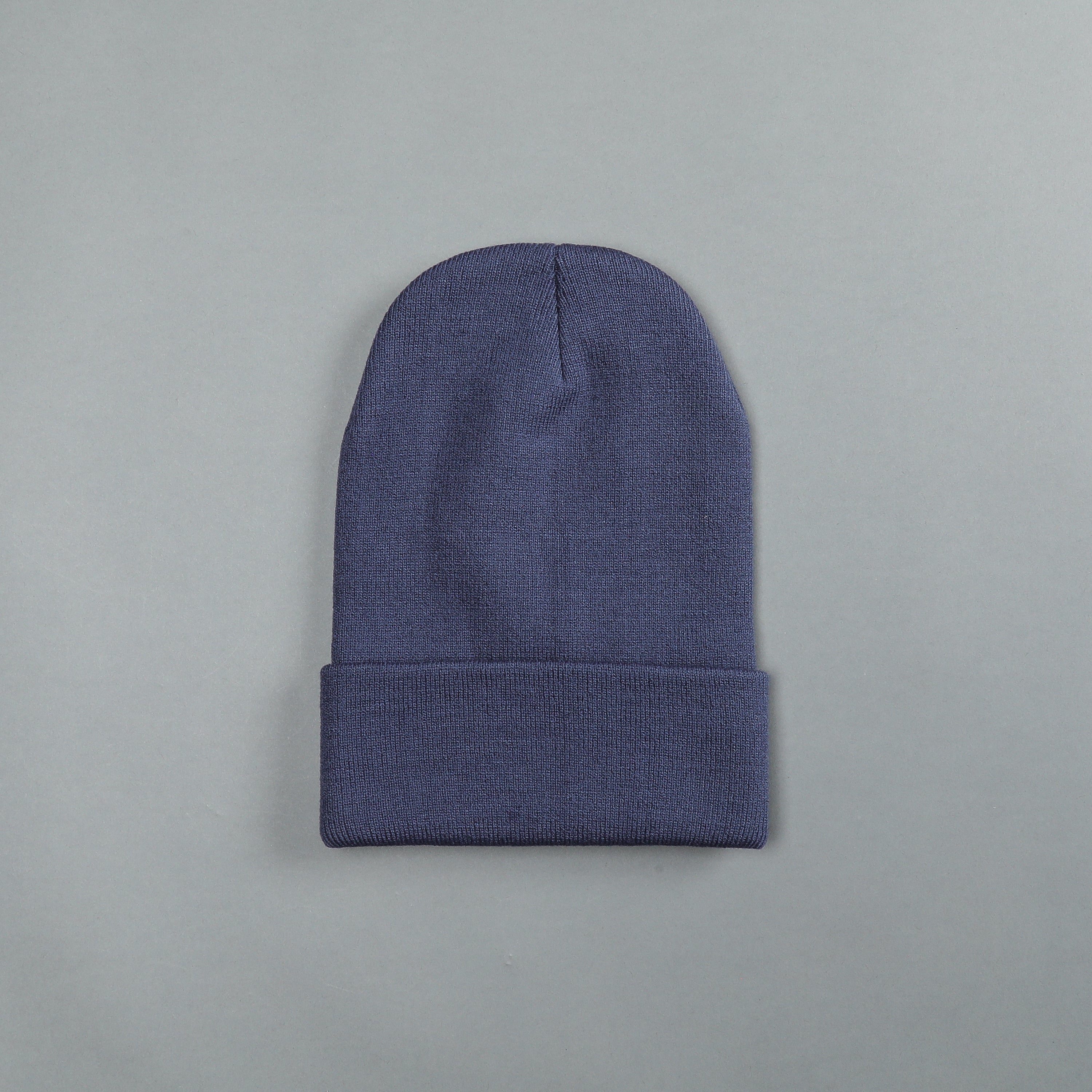 IYKYK Work Hard Patch Beanie in Norse Blue