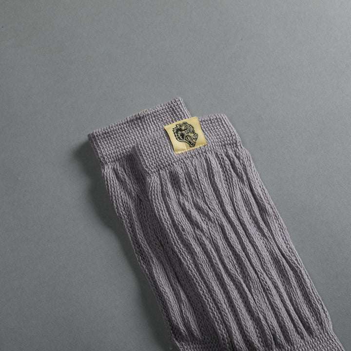 Wolf Patch Comfy Socks in Norse Purple